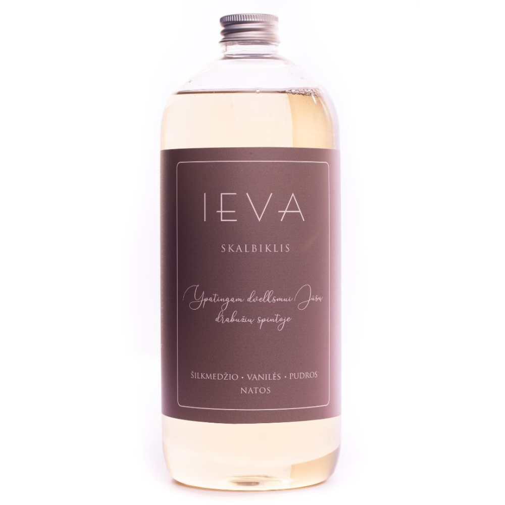 Pesuvahend "Detergent Silk Vanilla". Puhastusained. Vanilli, siidi ja puudri lõhnade rahustava seguga pesuvahend, mis tagab pehme ja lõhnava pesu lõpptulemuse.