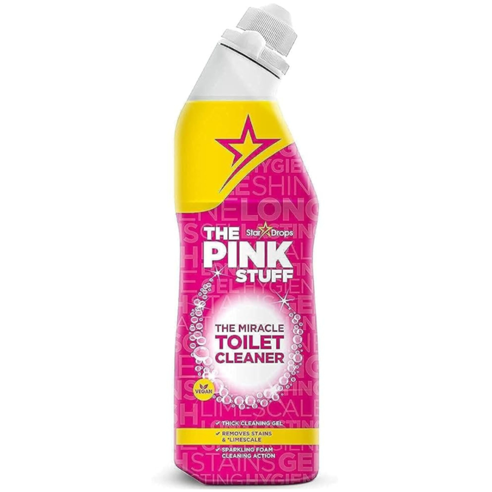 WC puhastusvahend "Toilet cleaner". Puhastusained. Pink stuff wc-puhastusvahend säravalt puhta vannitoa jaoks.