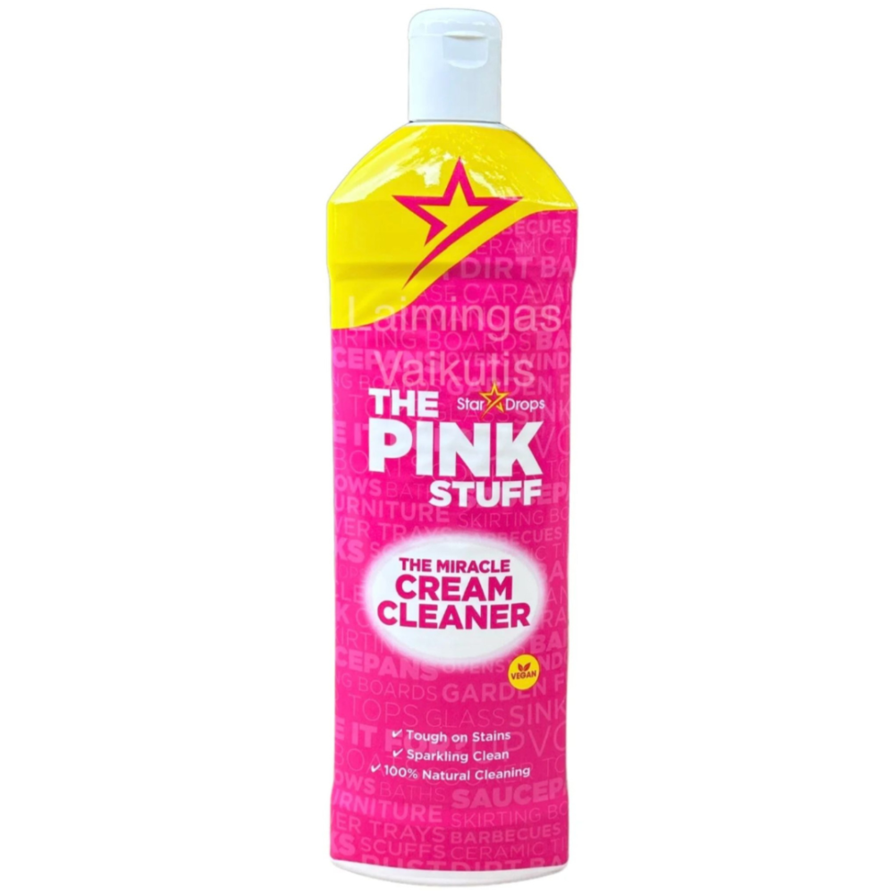 Puhastav piim "Cream cleaner". Puhastusained. Kreemjas puhastusvahend, the pink stuff, põlised pinnad.