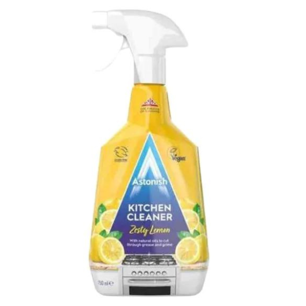 Köögipuhastusvahend "Kitchen cleaner zesty lemon". Puhastusained. Värske sidruni lõhnaga köögipuhastusvahend, mis lõikab tõhusalt läbi rasva ja mustuse, jättes pinnad säravalt puhtaks.