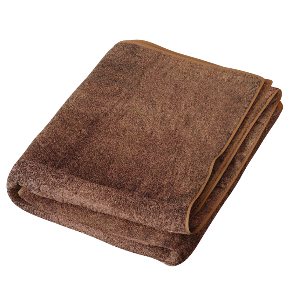 Vannitoa rätik „Bamboo Brown“. Rätikud, 70x140 cm, 50x100 cm. Pehme pruun rätik, mis on valmistatud bambuse ja puuvilla segust, et pakkuda luksuslikku vannielamust.